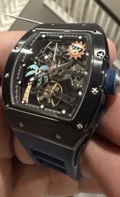 🔥🔥 RARE!!! Invicta S1 Rally Radian Prism AUTO SKELETON watch 42mm Blue 69593🔥 - Image 1
