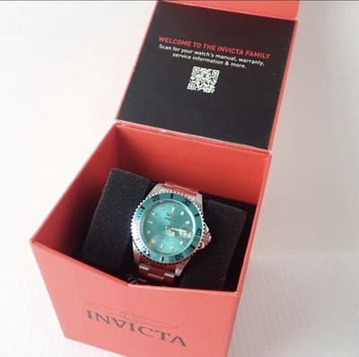 Invicta Pro Diver 49910 Automatic Men's Watch — NEW, Box & Stickers Display Back - Thumbnail 2