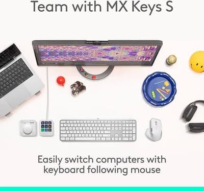 Logitech MX Master 4, Ergonomic Wireless Mouse with Advanced Performance Haptic - Thumbnail 4