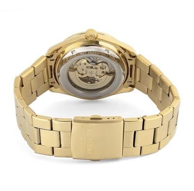 Invicta Objet D Art Automatic Men's Watch w/ Skeleton Dial - 43mm, Gold - Thumbnail 3