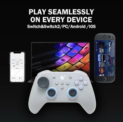 GuliKit TT MAX Bluetooth Controller For Switch 2/PC/Android/iOS - Ultra Fast - Thumbnail 3