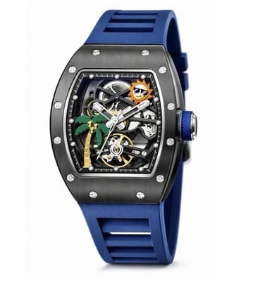 🔥🔥 RARE!!! Invicta S1 Rally Radian Prism AUTO SKELETON watch 42mm Blue 69593🔥 - Thumbnail 6