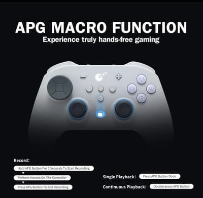 GuliKit TT MAX Bluetooth Controller For Switch 2/PC/Android/iOS - Ultra Fast - Thumbnail 2