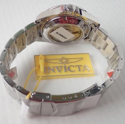 Invicta Pro Diver 49910 Automatic Men's Watch — NEW, Box & Stickers Display Back - Thumbnail 8