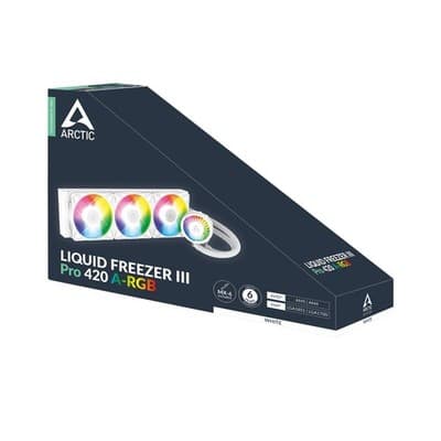 ARCTIC Liquid Freezer III Pro 420 A-RGB white PC Water Cooler Cooling CPU New - Thumbnail 6