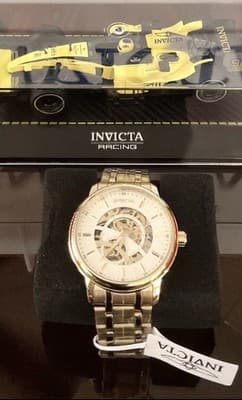 Invicta Objet D Art Automatic Men’s Watch w/Skeleton Dial 42.5mm Gold (69120) - Thumbnail 2