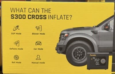 Fanttik S300 Cross Air Inflator Max 75 PSI with Light and Power Bank - Thumbnail 3