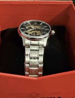 Invicta Objet D Art Automatic Men's Watch w/ Skeleton Dial - 40mm, Silver 69118 - Thumbnail 2