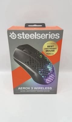 SteelSeries Aerox 3 Wireless Gaming Mouse RGB Lighting IP54 Water Resistant 🔥🔥 - Image 1