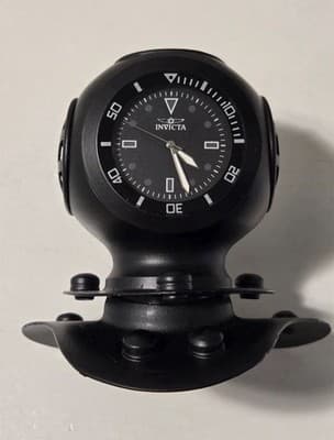 Invicta Pro Diver 4" Desk Clock, Black (59039) UNIQUE COLLECTORS PIECE! - Image 1