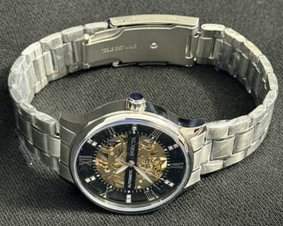 Invicta Objet D Art Automatic Men's Watch w/ Skeleton Dial - 40mm, Silver 69118 - Thumbnail 6
