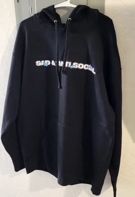 ASSC Sadboyz Sad And Anti Social Hoodie XL BLACK | BRAND NEW WITH TAG NEVER WORN - Thumbnail 5