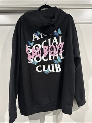 ASSC Sadboyz Sad And Anti Social Hoodie XL BLACK | BRAND NEW WITH TAG NEVER WORN - Image 1
