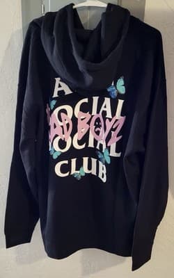 ASSC Sadboyz Sad And Anti Social Hoodie XL BLACK | BRAND NEW WITH TAG NEVER WORN - Thumbnail 4