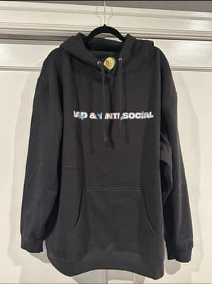 ASSC Sadboyz Sad And Anti Social Hoodie XL BLACK | BRAND NEW WITH TAG NEVER WORN - Thumbnail 2