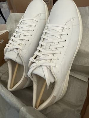 Cole Haan Grandpro Tennis Mens Size 11 W Sneaker Shoes White Leather C22584 NEW - Thumbnail 9