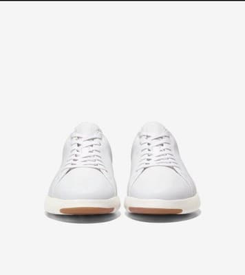 Cole Haan Grandpro Tennis Mens Size 11 W Sneaker Shoes White Leather C22584 NEW - Thumbnail 4