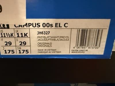 ADIDAS ORIGINAL CAMPUS 00S ELASTIC LACES SHOES KIDS - US SIZE 11.5K - Thumbnail 7