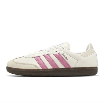 adidas Original Samba OG W White Pink Women SZ 5.5 Casual LifeStyle Shoes IG1962 - Thumbnail 2