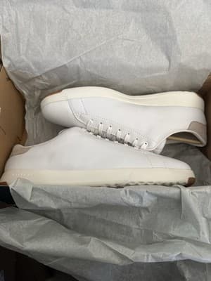 Cole Haan Grandpro Tennis Mens Size 11 W Sneaker Shoes White Leather C22584 NEW - Thumbnail 11