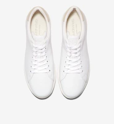 Cole Haan Grandpro Tennis Mens Size 11 W Sneaker Shoes White Leather C22584 NEW - Thumbnail 6