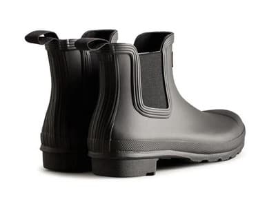 NEW! Women's Hunter Original Chelsea Rain Boots WFS2078RMA BLACK Size US 8 - Thumbnail 2