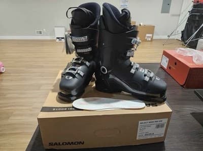 NEW Salomon Select Wide R 60 Grip walk Ski Boots 25/25.5 US 9 Womans/8 Mens 🔥 - Thumbnail 3
