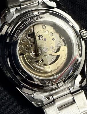Invicta Automatic Men's Watch w/ Skeleton Dial - 43mm, Silver, Rose Gold (69763) - Thumbnail 7