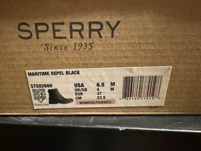 Sperry Women's Maritime Repel Thinsulate Black Snow Boots STS82666 Size 6.5 - Thumbnail 2