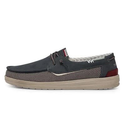 Hey Dude Welsh Grip Deep Blue Men's Boat Shoe Deep Blue US 8 - Thumbnail 3