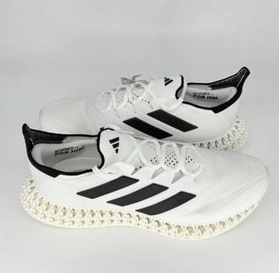 Adidas 4D FWD 4 Cloud White Core Black Running Shoes Men's US Size 7 ID8887 - Thumbnail 2