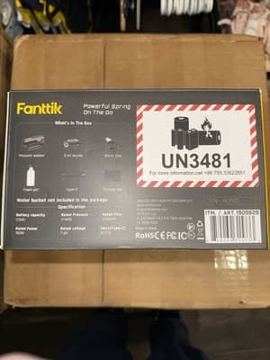 Fanttik K100 Flip Portable Cordless Sprayer Foldable Pressure Washer BNIB 🔥🔥 - Thumbnail 9