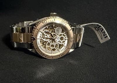 Invicta Automatic Men's Watch w/ Skeleton Dial - 43mm, Silver, Rose Gold (69763) - Image 1
