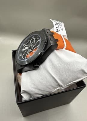 Invicta 69490 Men’s 42MM Speedway Rim Black Case & Orange Band - Thumbnail 4