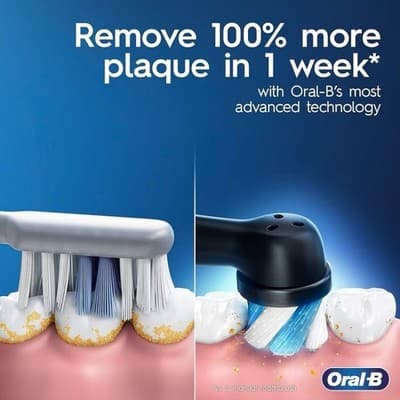 Oral-B iO Series 3 Deep Clean Electric Toothbrush, Rechargeable - Icy Blue *NEW* - Thumbnail 3