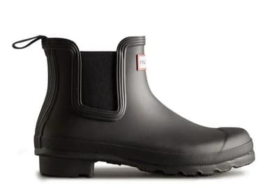 NEW! Women's Hunter Original Chelsea Rain Boots WFS2078RMA BLACK Size US 8 - Thumbnail 3