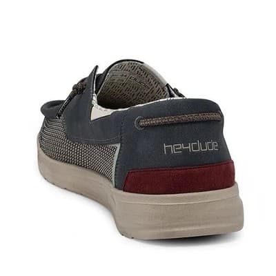 Hey Dude Welsh Grip Deep Blue Men's Boat Shoe Deep Blue US 8 - Thumbnail 4