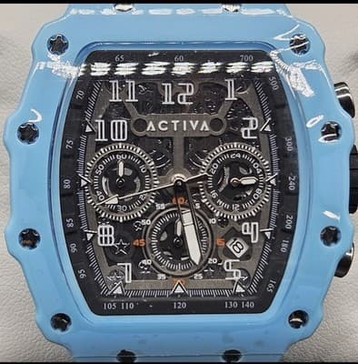 Active Fury X Invicta Men's Watch w/ Skleton Dial - 44.3mm, White Acw2305-017 🔥 - Thumbnail 2