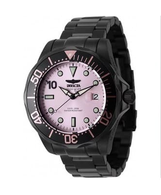 Invicta 47187 Men's 47mm Grand Diver Miami Edition Automatic Pink Dial Watch - Image 1