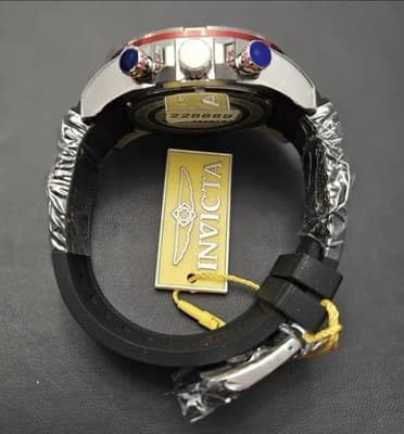 Invicta Pro Diver SCUBA Men's Quartz Watch Black/Red/Silver 22307 NIB - Thumbnail 6
