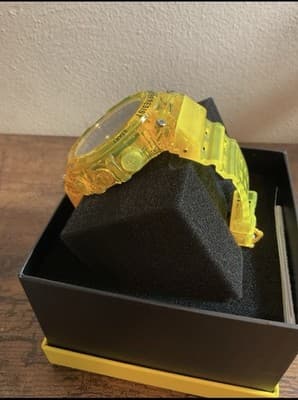 New Invicta Racing Burnout Digital Men's Watch- 52mm, Transparent, Yellow(49044) - Thumbnail 3