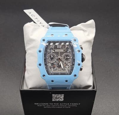Active Fury X Invicta Men's Watch w/ Skleton Dial - 44.3mm, White Acw2305-017 🔥 - Thumbnail 4