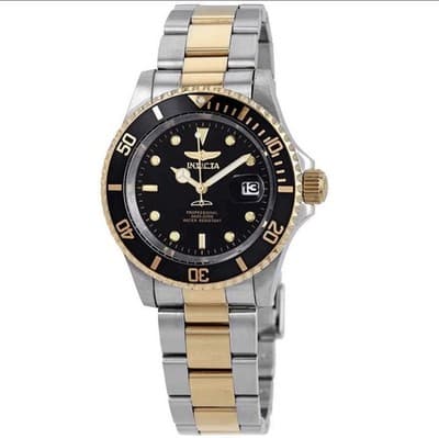 Invicta Pro Diver Two-tone Black Dial Two-tone Men's Watch 26973 - Thumbnail 4