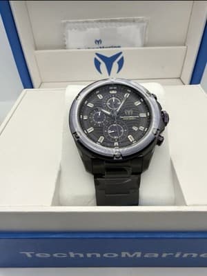 TechnoMarine Oceanico Men's Watch - 44mm, Black (TM-325022) BNIB!!! 🔥🔥🔥🔥🔥 - Thumbnail 3