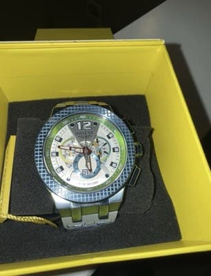 37960🔥🔥 RARE!!! Invicta Speedway Swiss Ronda 5050.C Watch - 52mm Blue, Grey - Thumbnail 8