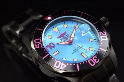48706 Invicta Grand Diver South Beach 47mm Auto Aqua Blue Dial Men's SS Watch - Thumbnail 5