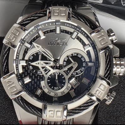 29569 Invicta Bolt 52mm Silver Stainless Steel Men's Wristwatch BNIB! 🔥🔥🔥🔥🔥 - Image 1