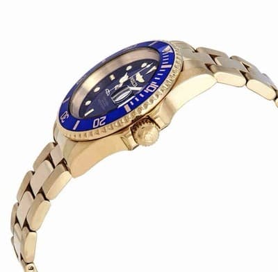 Invicta Pro Diver 26974 Analog Quartz Men's Watch 40mm - Blue/Gold $299 RETAIL🔥 - Thumbnail 4