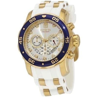 Invicta Pro Diver Chronograph Silver Dial Men's Watch 20293 - Image 1