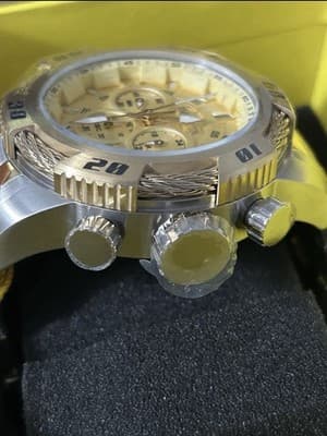 Invicta Speedway Ignition Men's Watch - 50mm Gold Steel Yellow Dial (49123) 🔥🔥 - Thumbnail 4